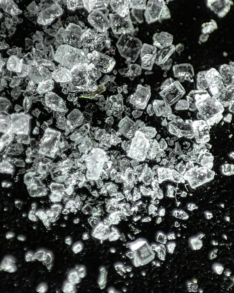Abstract ice crystals representing structured body practice